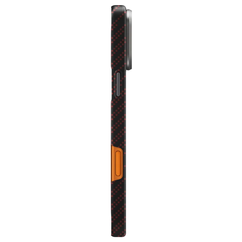 Husa de protectie UNIQ Keva Aramid compatibil cu iPhone 17 Pro Max, Silent Lava