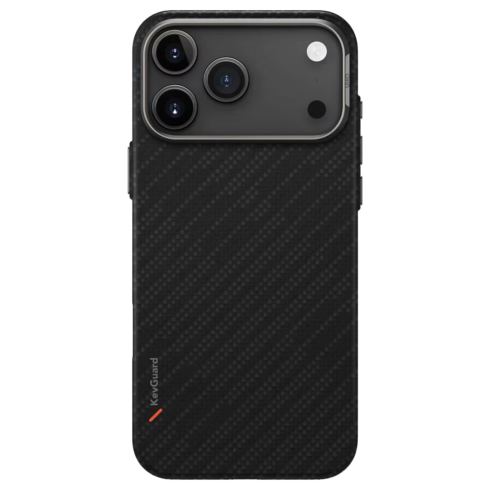 Husa de protectie UNIQ Keva Aramid compatibil cu iPhone 17 Pro Max, Grafit Trace