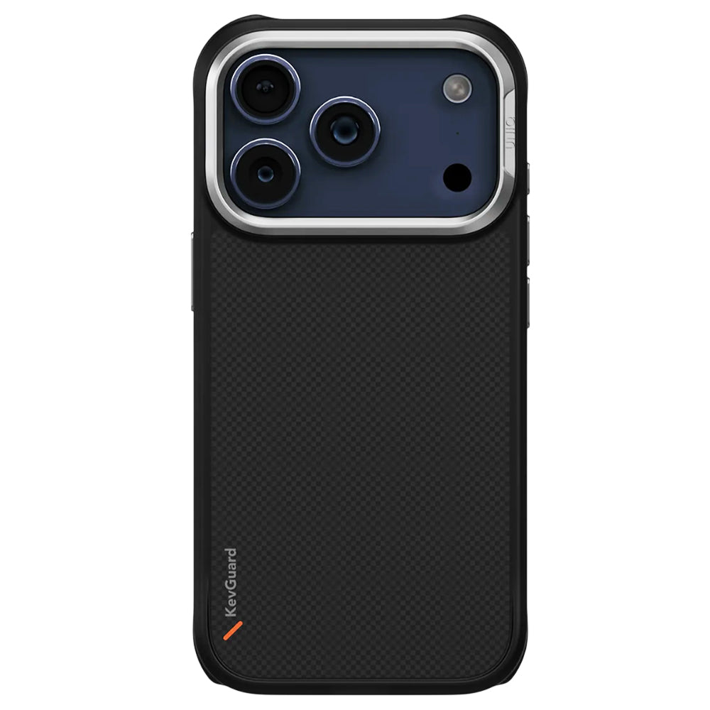 Husa de protectie UNIQ Keva Aramid compatibil cu iPhone 17 Pro, Negru