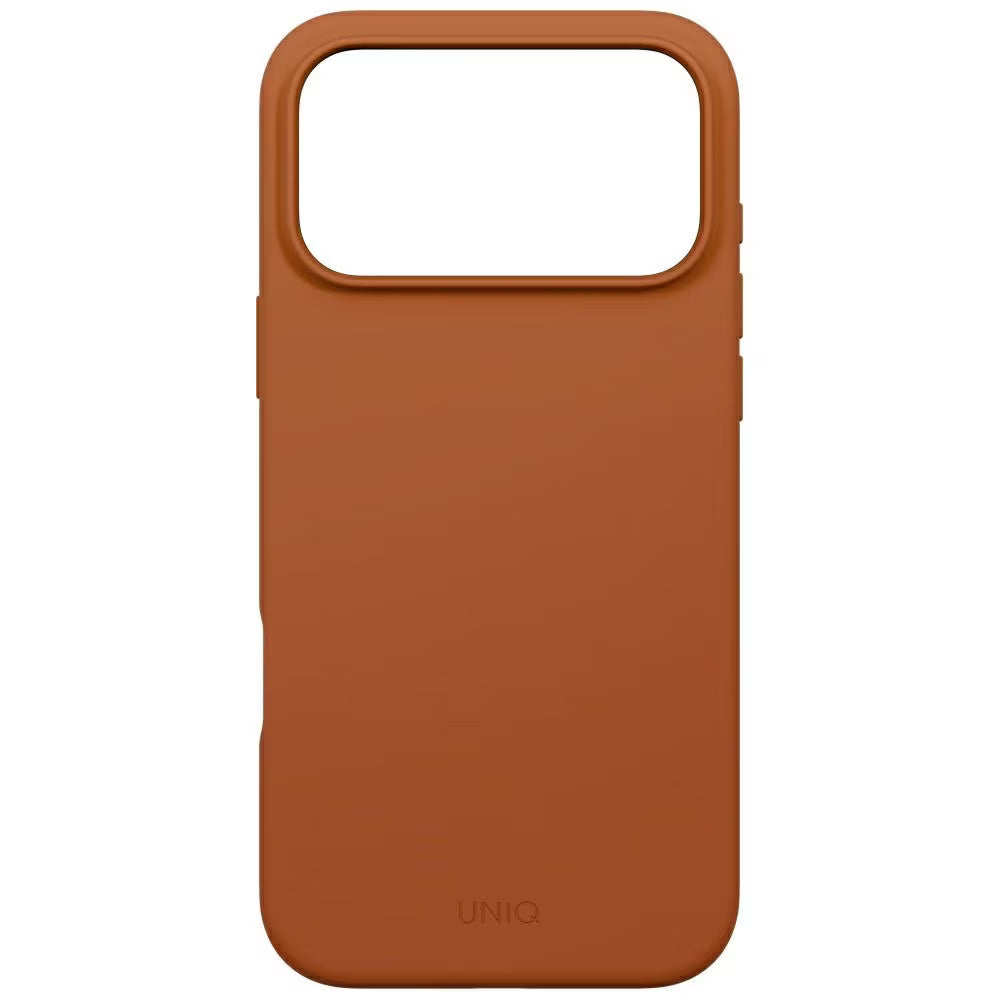 Husa de protectie UNIQ Lino MagClick™ compatibil cu iPhone 17 Pro, Burnt Sienna
