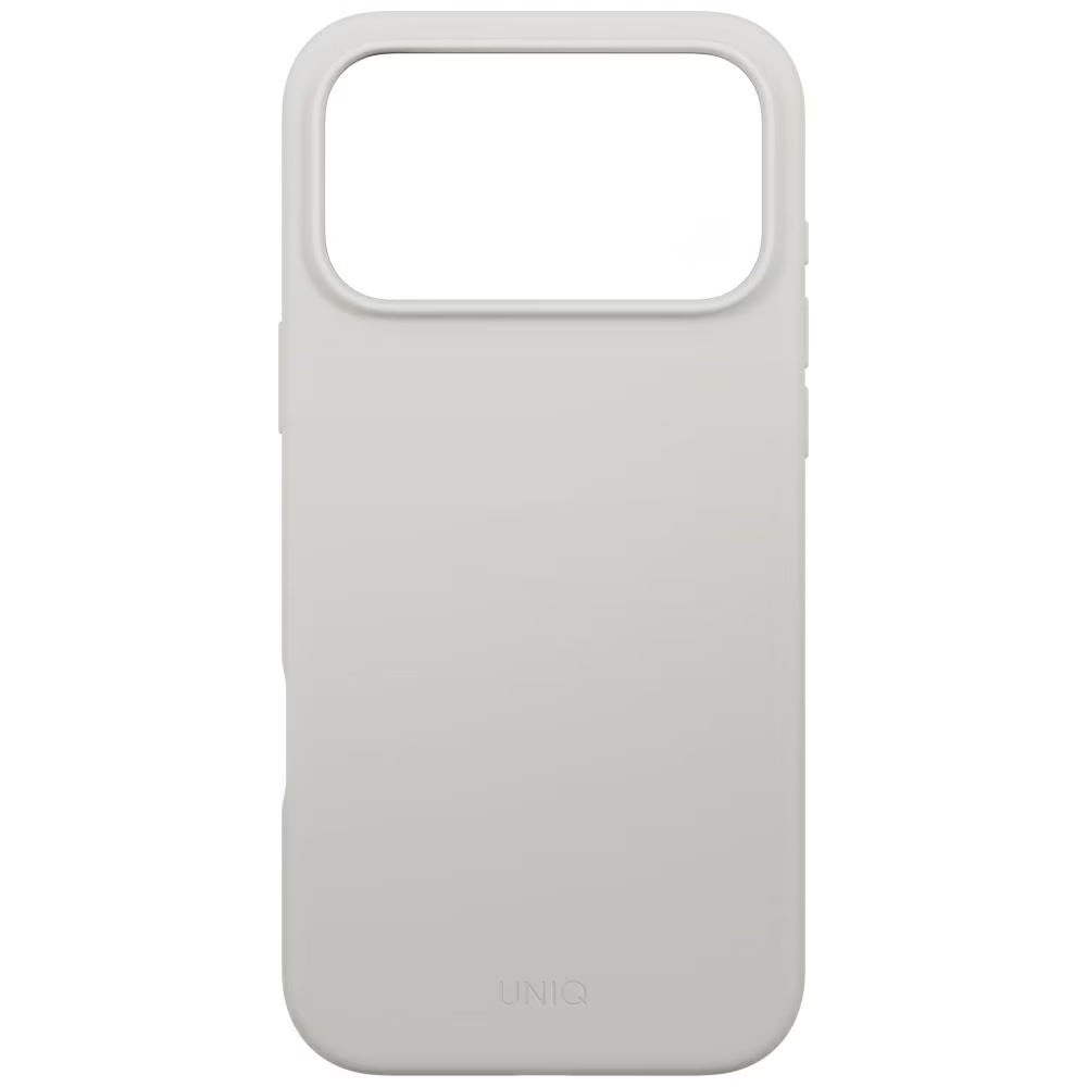 Husa de protectie UNIQ Lino MagClick™ compatibil cu iPhone 17 Pro, Mist Grey