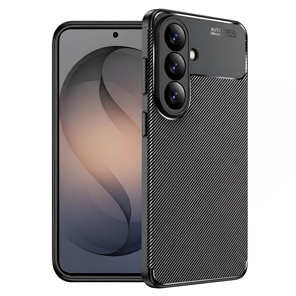 Husa de protectie Techsuit CarbonFiber compatibil cu Samsung Galaxy S26, Negru