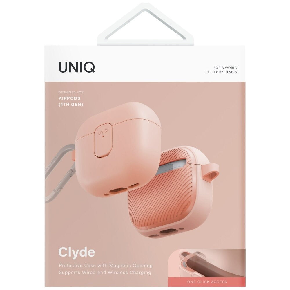 Casti UNIQ Clyde Series, AirPods 4, Corai