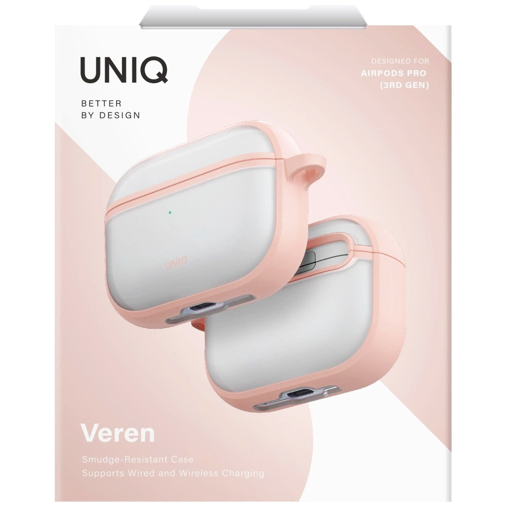 Casti UNIQ Veren Series, AirPods Pro 3, Roz