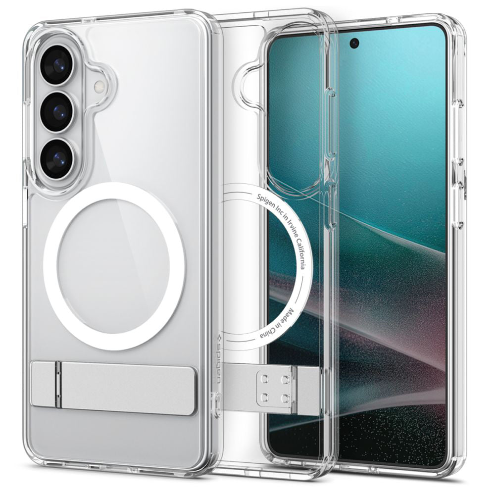 Husa de protectie Spigen Ultra Hybrid S MagSafe (ACS11050) compatibil cu Samsung Galaxy S26 Plus, Transparent White
