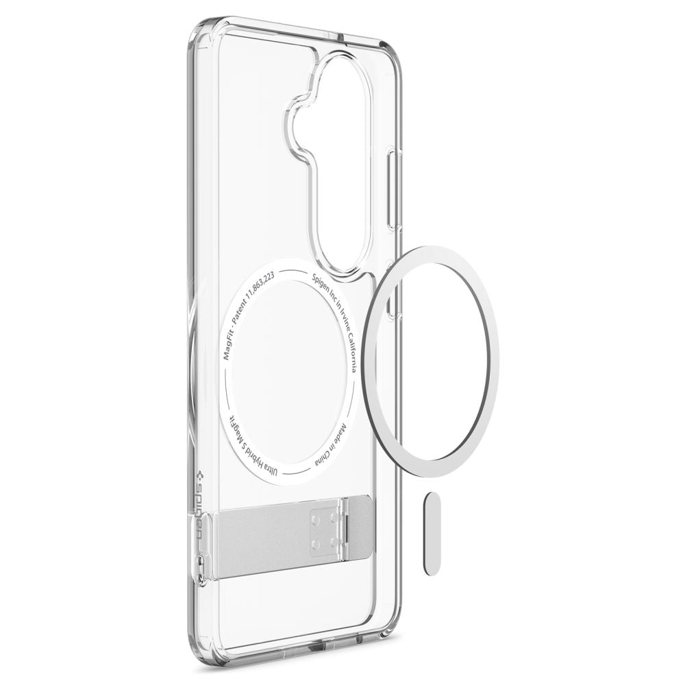 Husa de protectie Spigen Ultra Hybrid S MagSafe (ACS11061) compatibil cu Samsung Galaxy S26, Transparent White