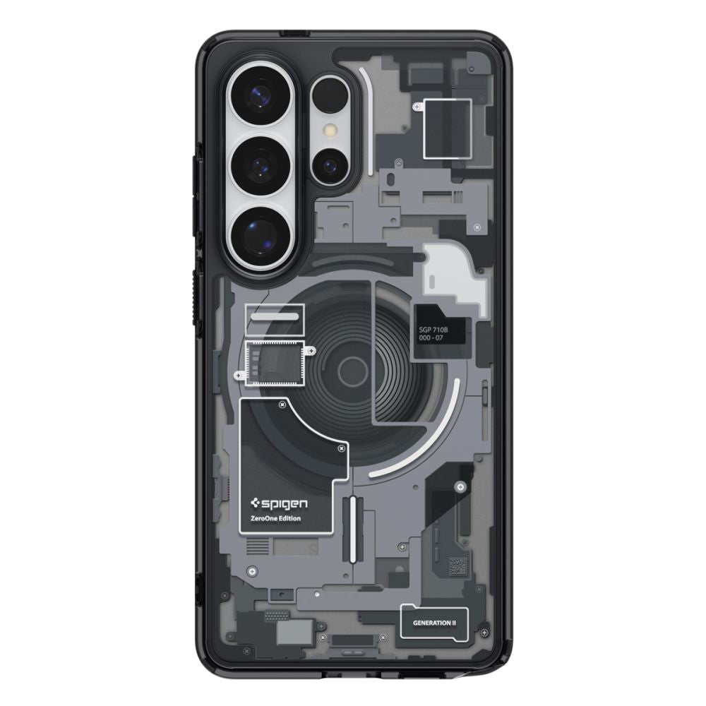 Husa de protectie Spigen Ultra Hybrid MagSafe (ACS10682) compatibil cu Samsung Galaxy S26 Ultra, Zero One Black