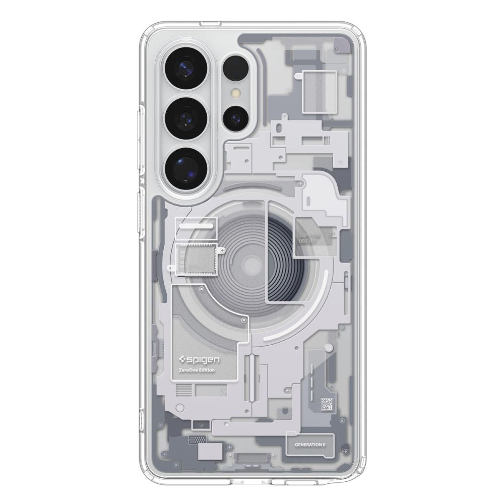 Husa de protectie Spigen Ultra Hybrid MagSafe (ACS10683) compatibil cu Samsung Galaxy S26 Ultra, Zero One White