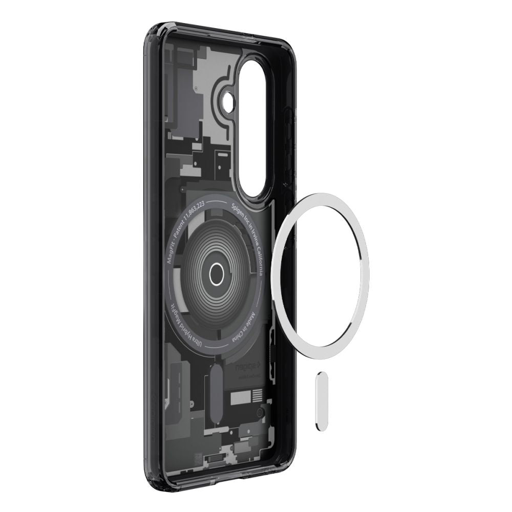 Husa de protectie Spigen Ultra Hybrid MagSafe (ACS10736) compatibil cu Samsung Galaxy S26, Zero One Black