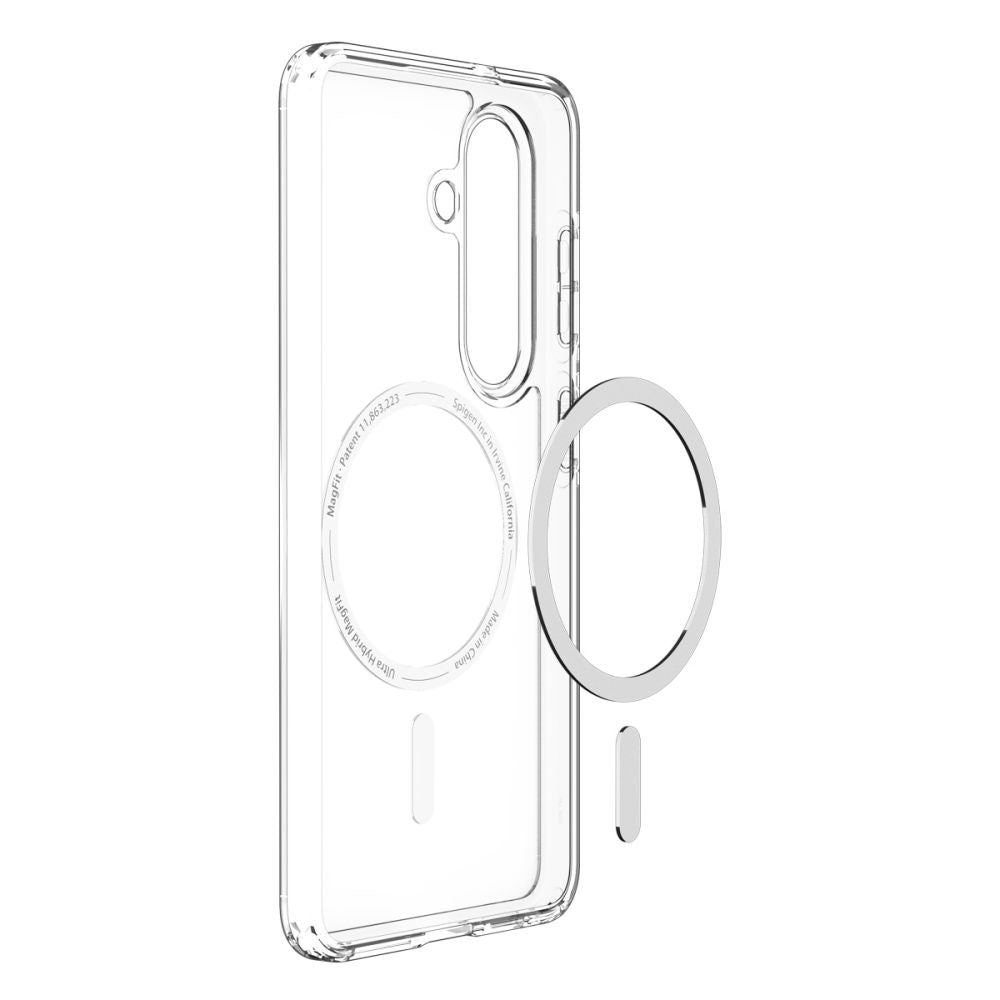 Husa de protectie Spigen Ultra Hybrid MagSafe (ACS10709) compatibil cu Samsung Galaxy S26 Plus, Transparent White