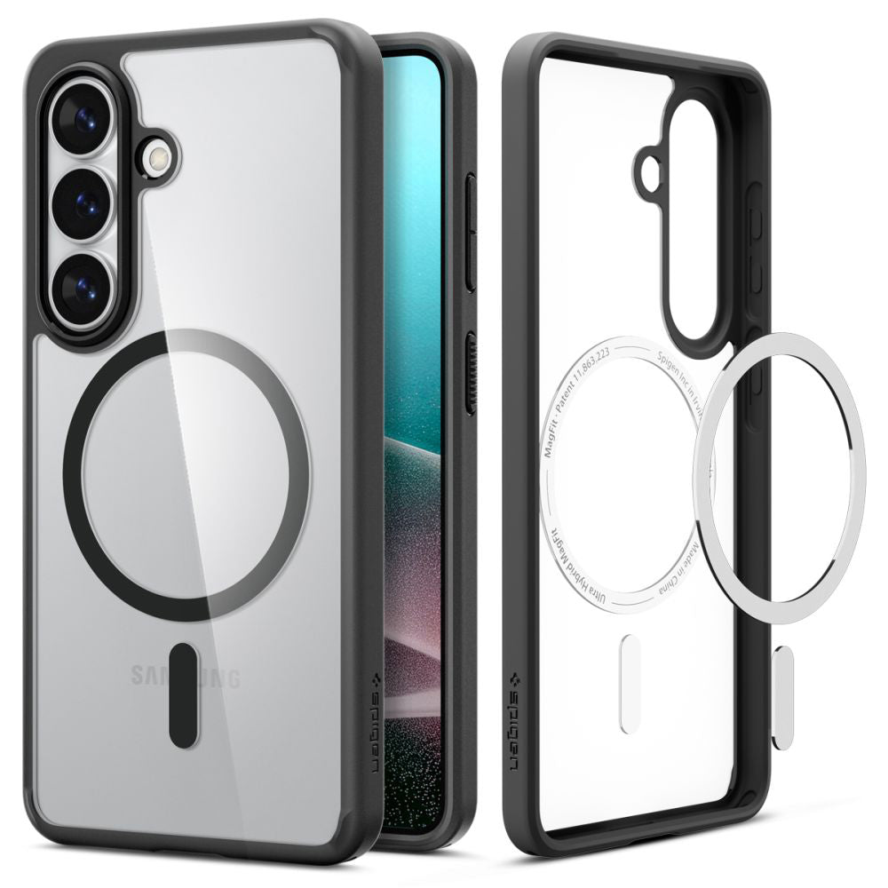 Husa de protectie Spigen Ultra Hybrid MagSafe (ACS10735) compatibil cu Samsung Galaxy S26, Negru Mat