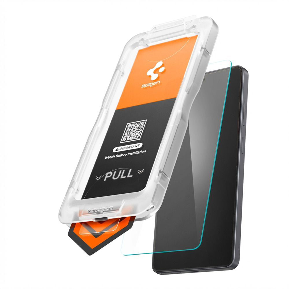 Folie de protectie Spigen Glas.tR EZ-FIT Pro HD (AGL11086) compatibil cu Samsung Galaxy S26 Plus, Transparent