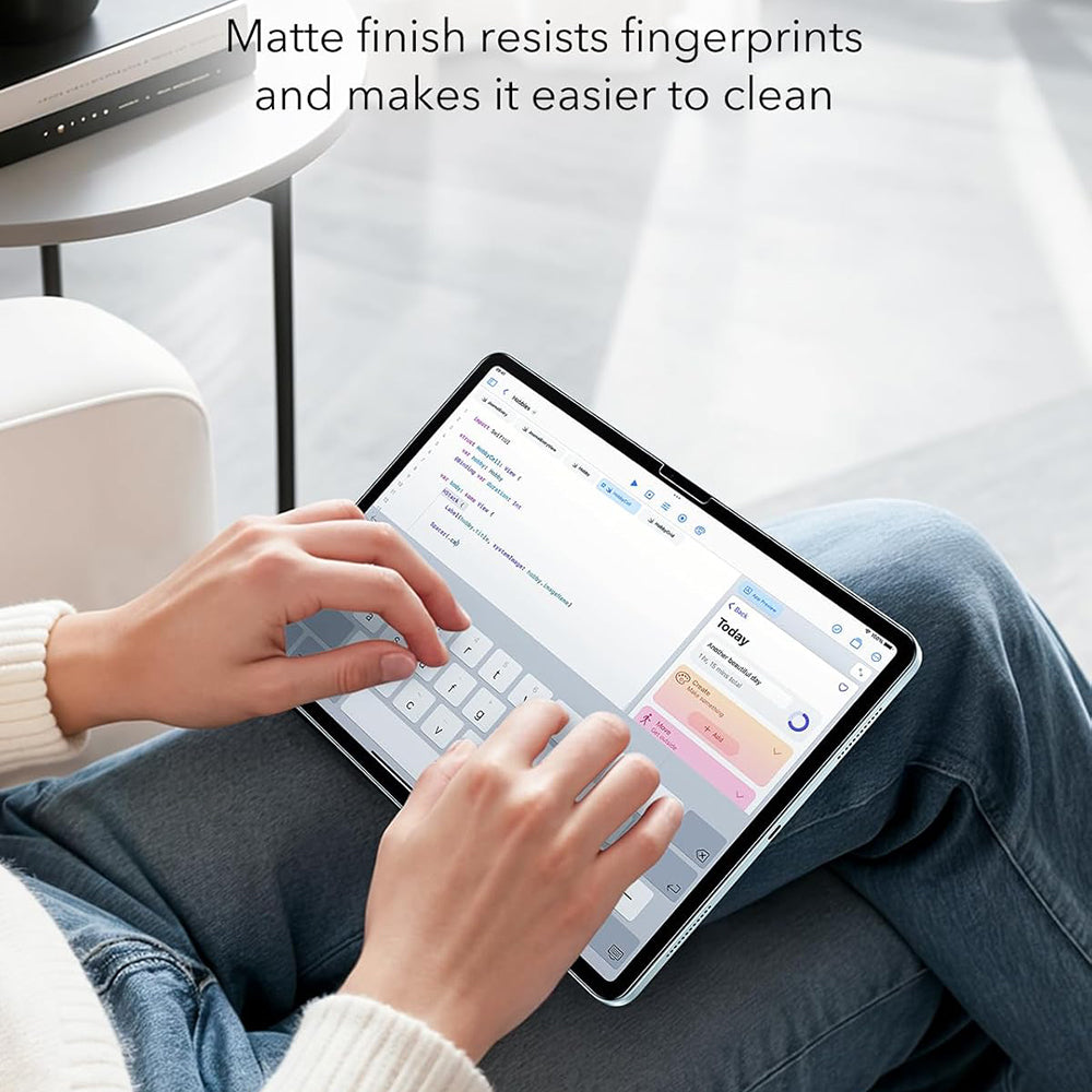 Husa de protectie tableta ESR Paper-Feel UltraFit Tray (set de 2) compatibil cu iPad Air 11 (2024) / Air 11 (2025) / Air 11 (2026), Transparent
