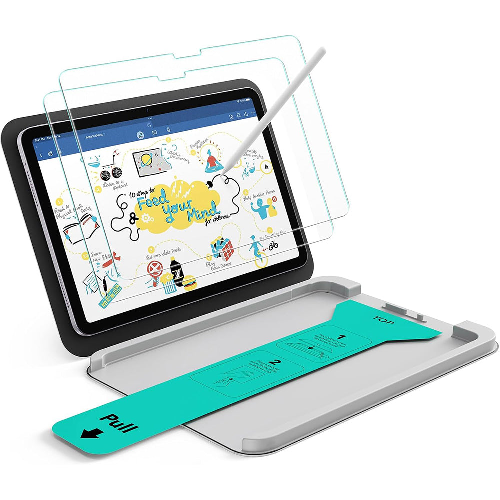 Husa de protectie tableta ESR Paper-Feel UltraFit Tray (set de 2) compatibil cu iPad Air 11 (2024) / Air 11 (2025) / Air 11 (2026), Transparent