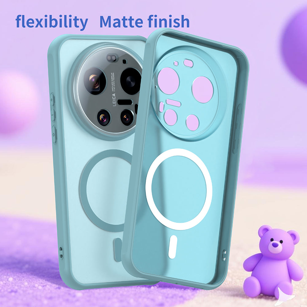 Husa de protectie Techsuit HaloFrost II MagSafe compatibil cu Xiaomi 17 Ultra, Verde Menta