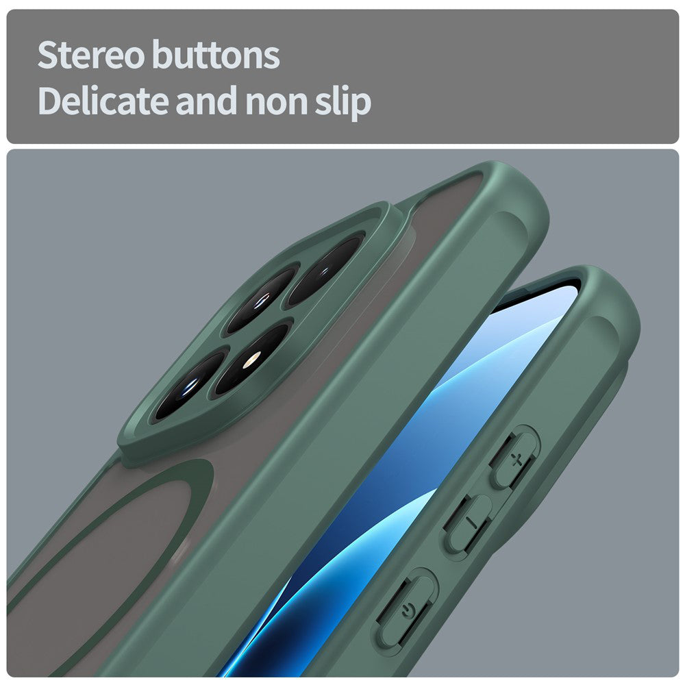 Husa de protectie Techsuit HaloFrost II MagSafe compatibil cu Xiaomi 17, Verde