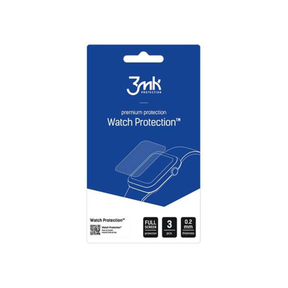 Folie de protectie smartwatch 3mk Watch Protection ARC (set de 3) compatibil cu Huawei Band 11 Pro, Transparent