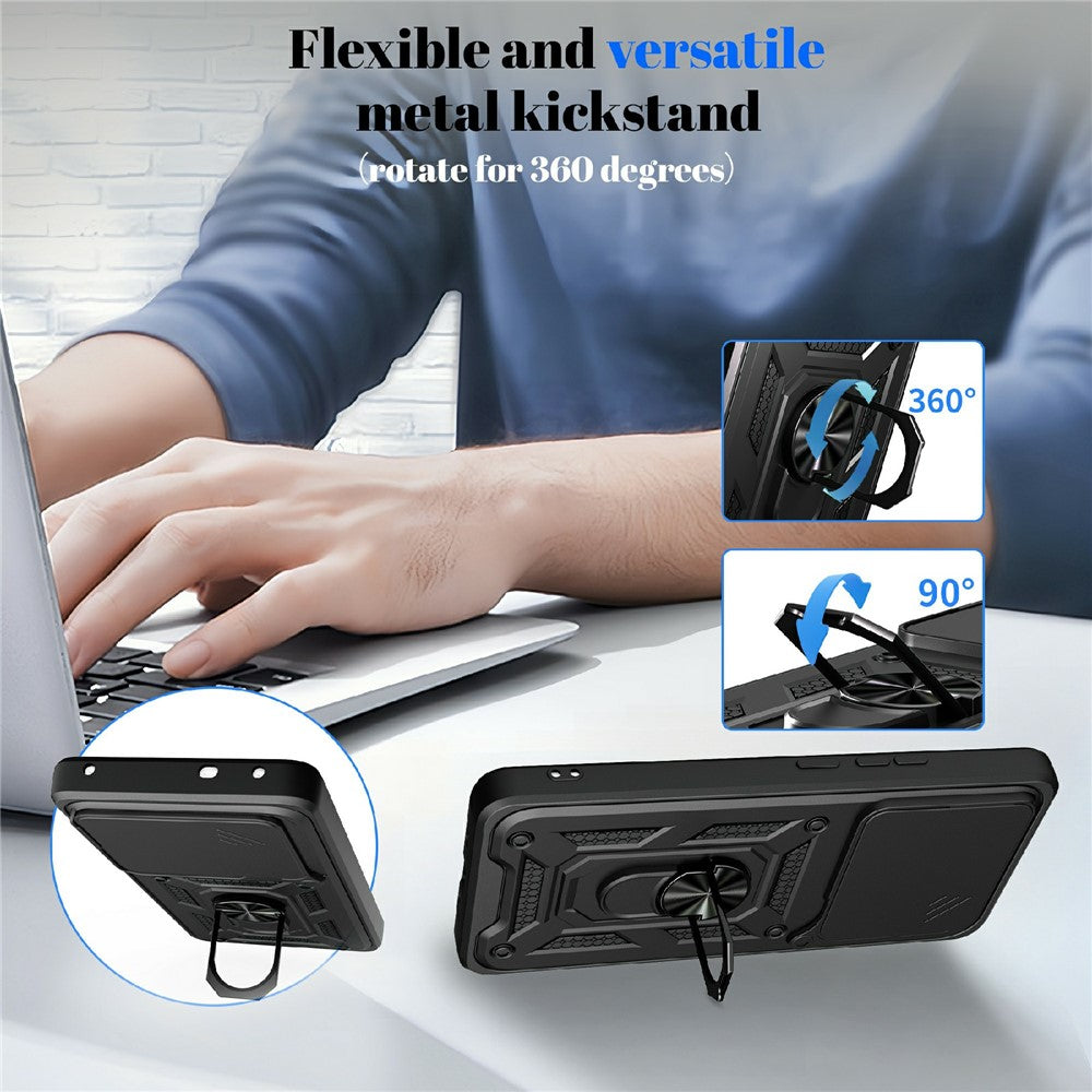 Husa de protectie Techsuit CamShield Series compatibil cu Realme 16 Pro+, Albastru