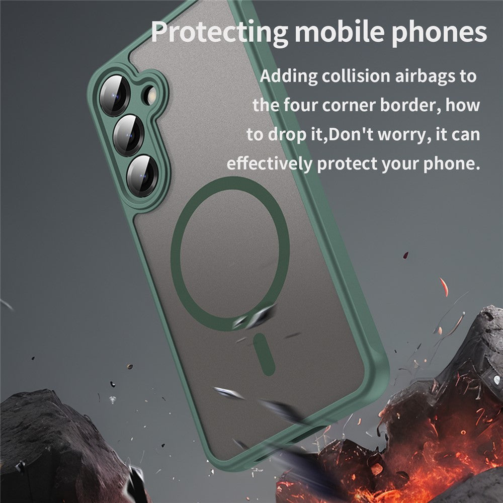 Husa pentru Samsung Galaxy A27 5G - Techsuit HaloFrost II MagSafe - Green