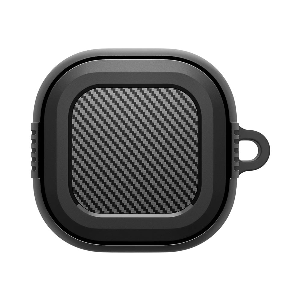 Casti Spigen Rugged Armor (ACS11200), Samsung Galaxy Buds 4 / Buds 4 Pro, Negru Mat