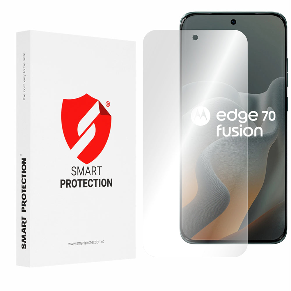 Folie de protectie Smart Protection Premium Classic (set de 2) compatibil cu Motorola Edge 70 Fusion, Transparent