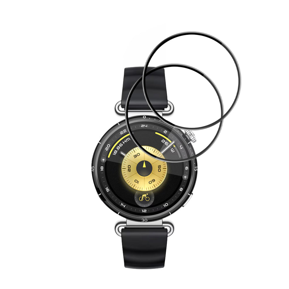 Accesoriu smartwatch Techsuit Nano Flex (set de 2) compatibil cu Huawei Watch GT 6 41mm, Negru