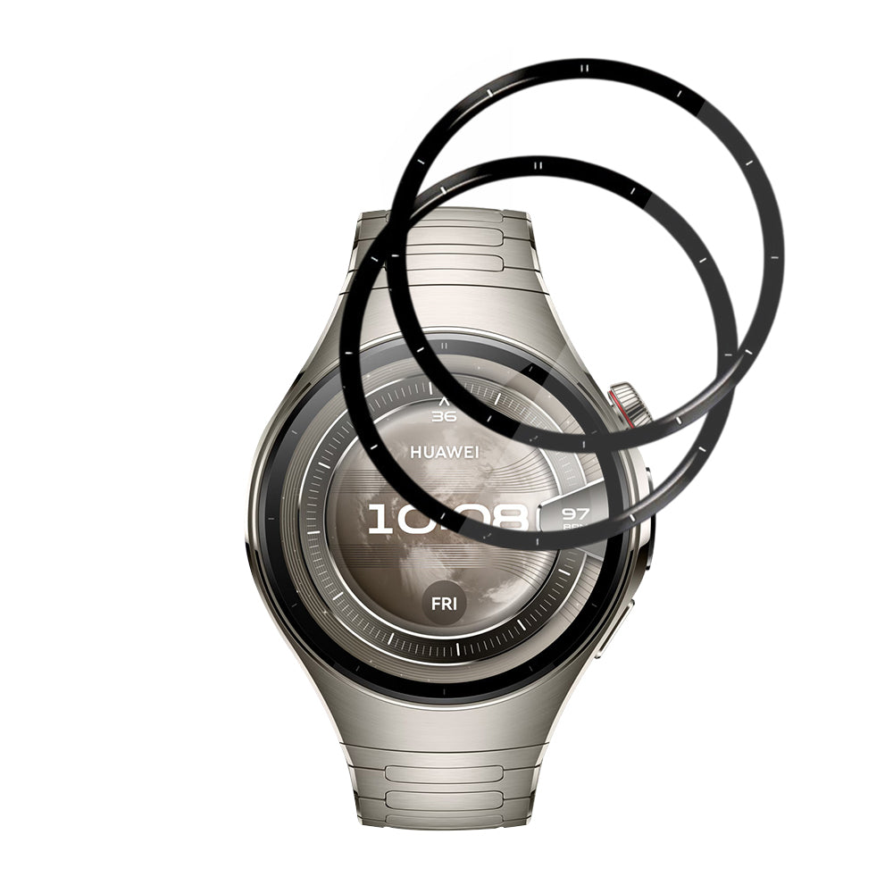 Accesoriu smartwatch Techsuit Nano Flex (set de 2) compatibil cu Huawei Watch 5 46mm, Negru