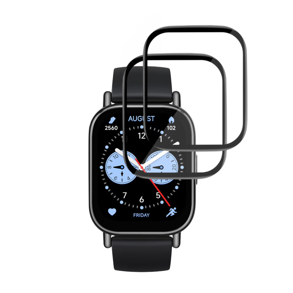 Accesoriu smartwatch Techsuit Nano Flex (set de 2) compatibil cu Xiaomi Redmi Watch 5 Lite, Negru