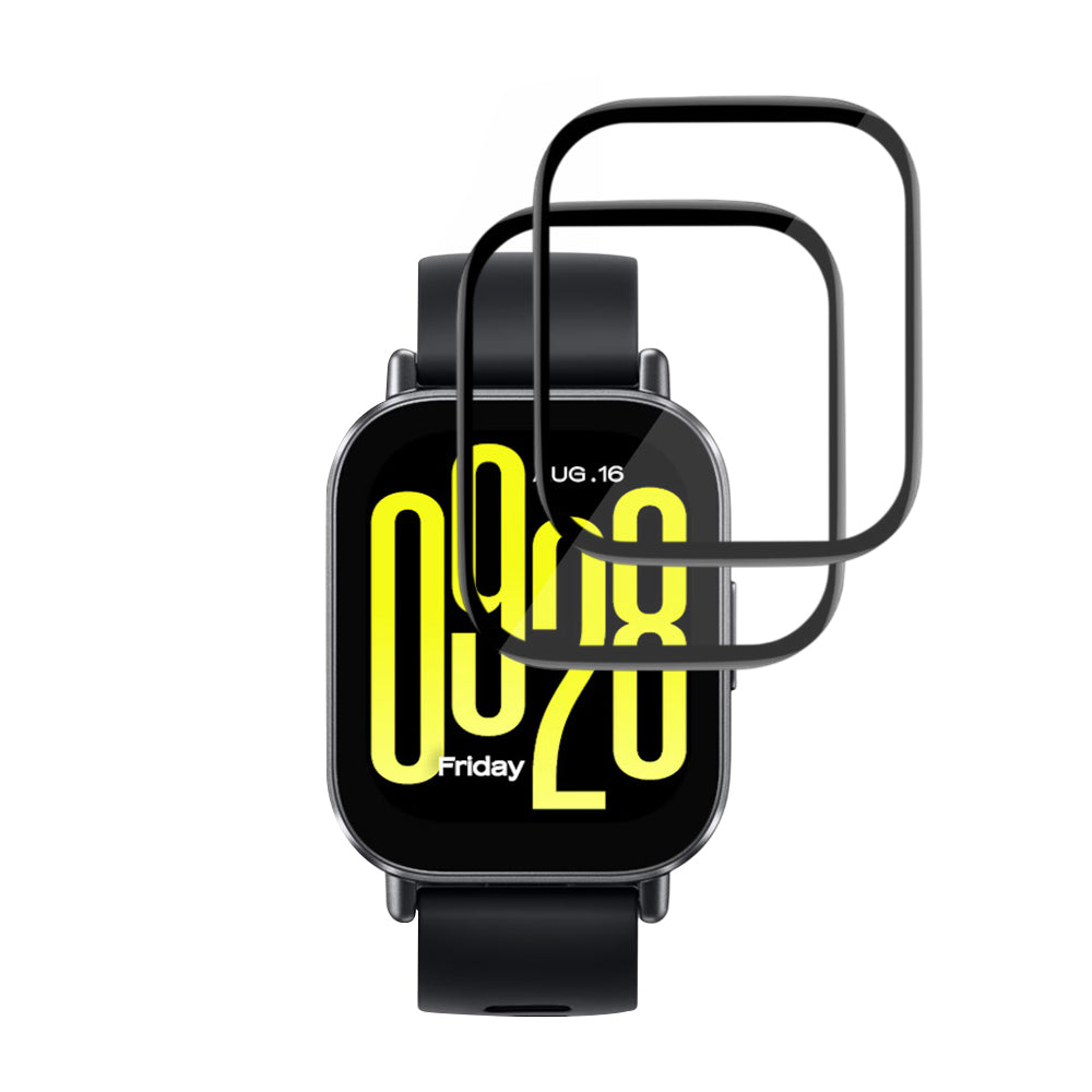 Accesoriu smartwatch Techsuit Nano Flex (set de 2) compatibil cu Xiaomi Redmi Watch 5 Active, Negru