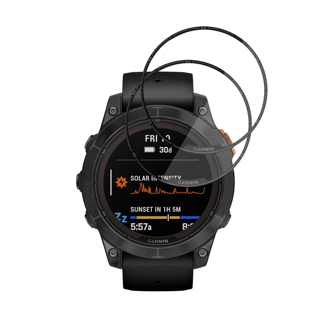 Accesoriu smartwatch Techsuit Nano Flex (set de 2) compatibil cu Garmin Fenix 7 Pro Solar, Negru