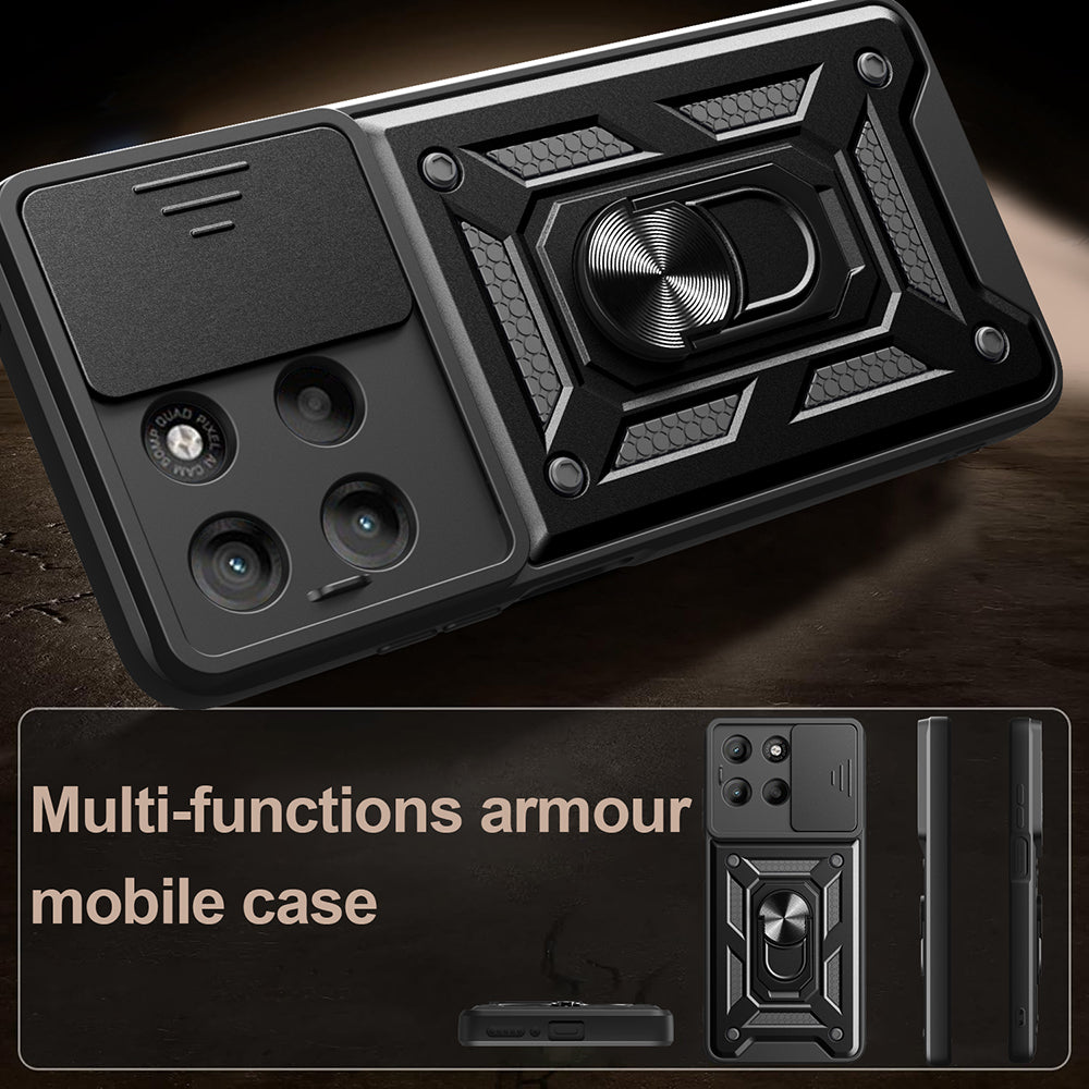 Husa de protectie Techsuit CamShield Series compatibil cu Motorola Moto G77 / G67, Albastru