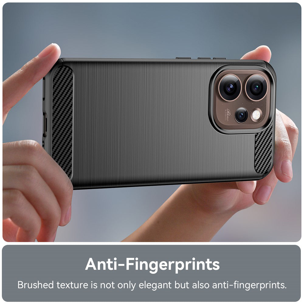 Husa de protectie Techsuit Carbon Silicone compatibil cu Oppo Reno15 Pro Max, Negru