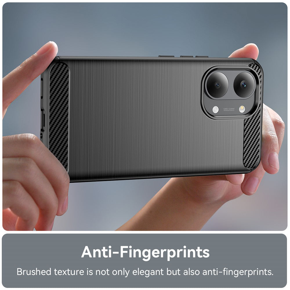 Husa de protectie Techsuit Carbon Silicone compatibil cu Xiaomi Poco X8 Pro Max, Negru