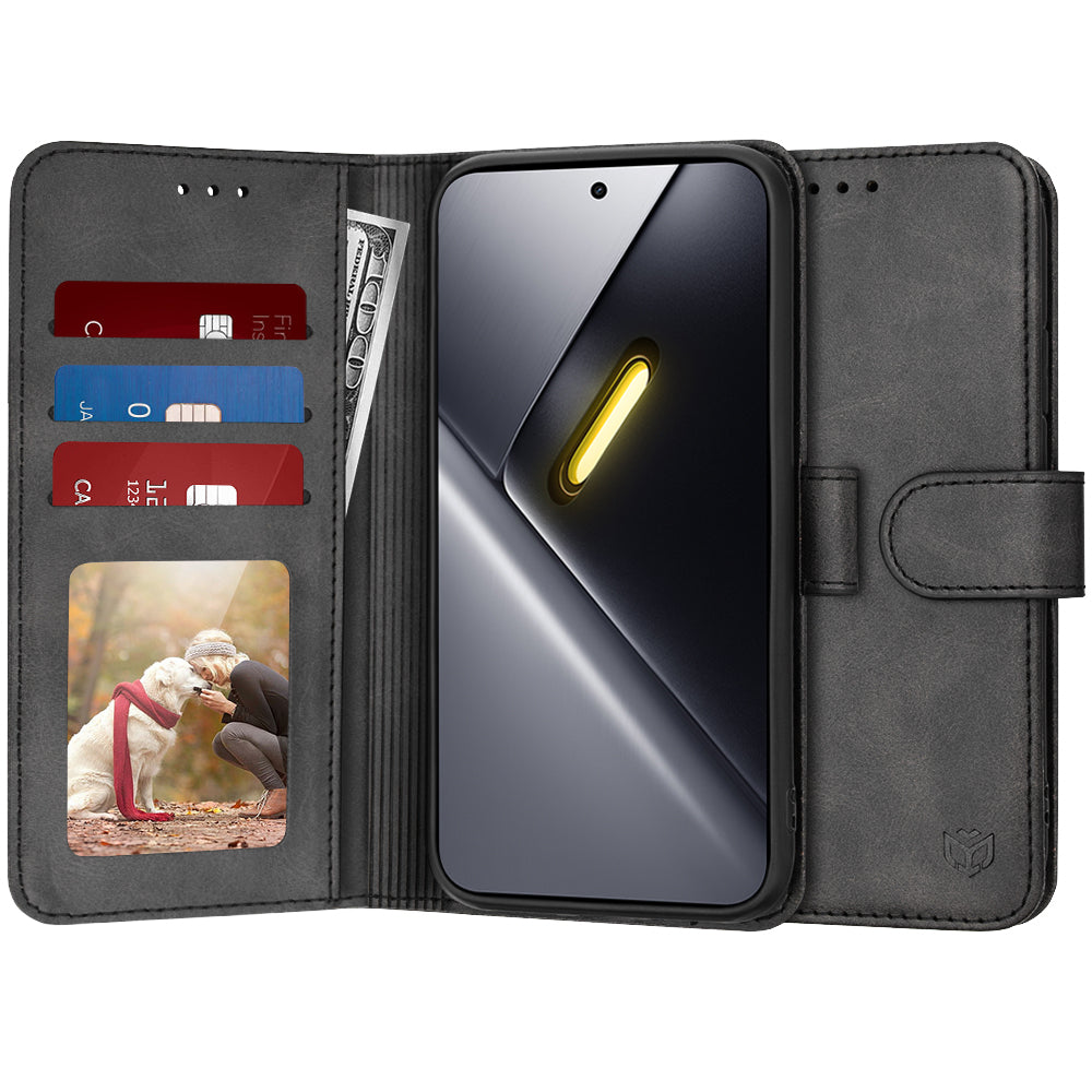 Husa de protectie Techsuit Diary Book compatibil cu Xiaomi Poco X8 Pro Max, Negru