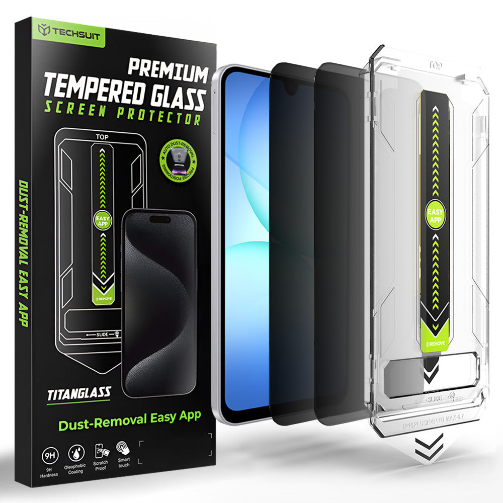 TechSuit Folie de protectie Techsuit TitanGlass CrystalHD (set de 2) compatibil cu Samsung Galaxy A16 4G / A16 5G / A17