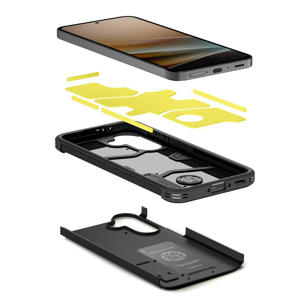 Husa de protectie Spigen Tough Armor (ACS11131) compatibil cu Samsung Galaxy A37 5G, Negru