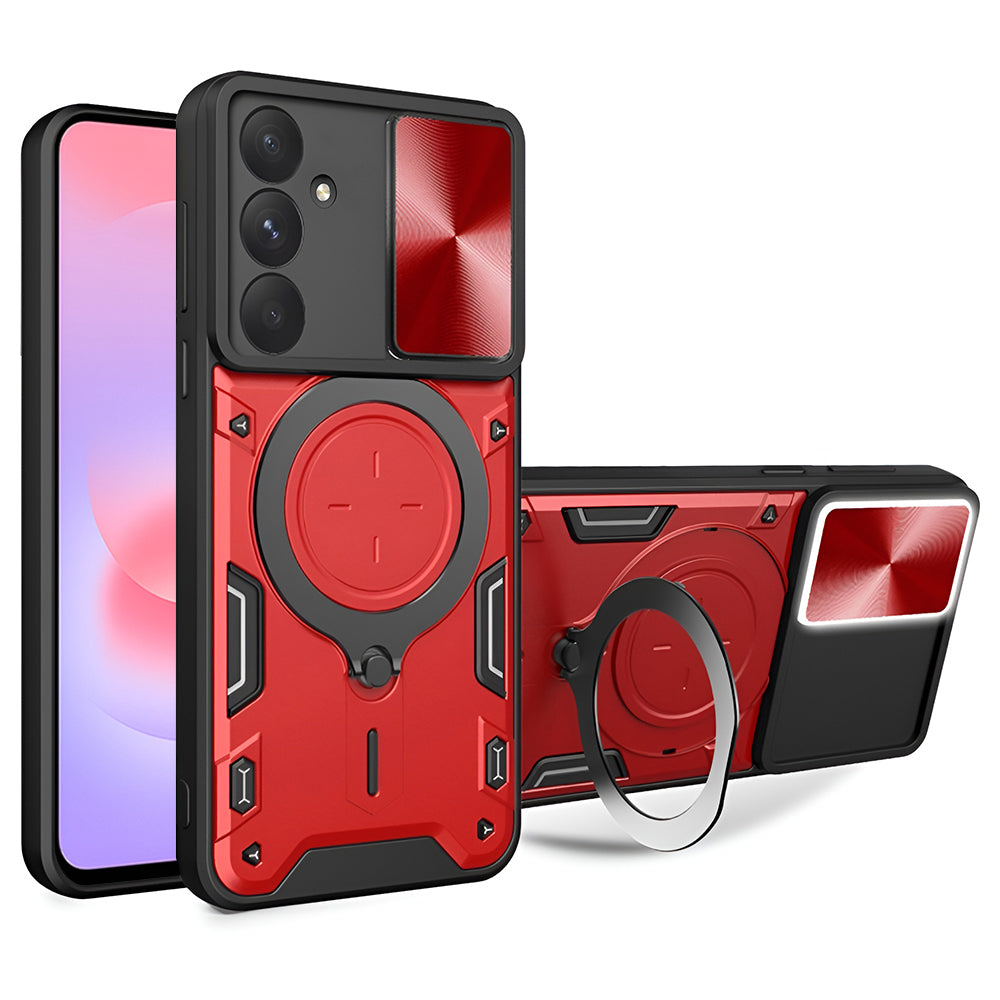 Husa de protectie Techsuit CamGuard Pro compatibil cu Samsung Galaxy A37 5G, Rosu