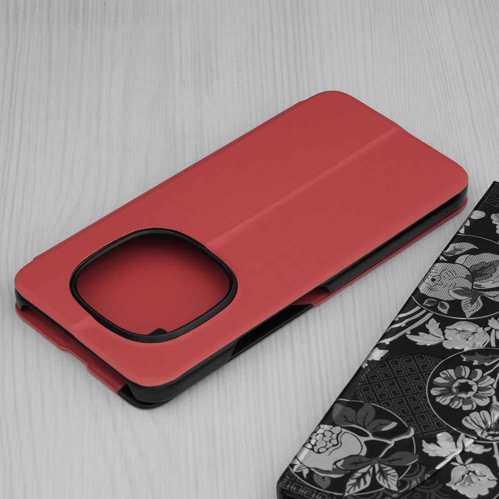 Husa de protectie Techsuit eFold Series compatibil cu Xiaomi Redmi Note 15 Pro+ 5G / Poco M8 Pro 5G, Rosu