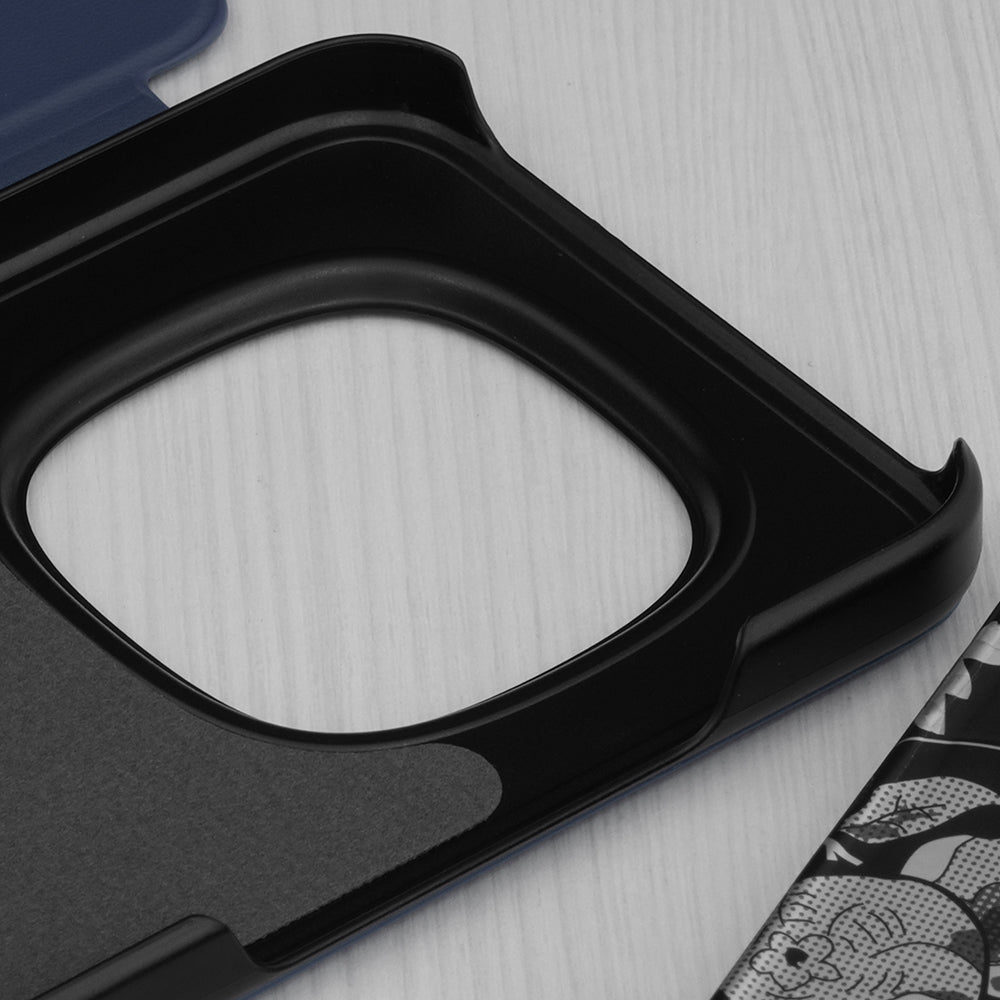 Husa de protectie Techsuit eFold Series compatibil cu Xiaomi Redmi Note 15 Pro 5G, Albastru Inchis