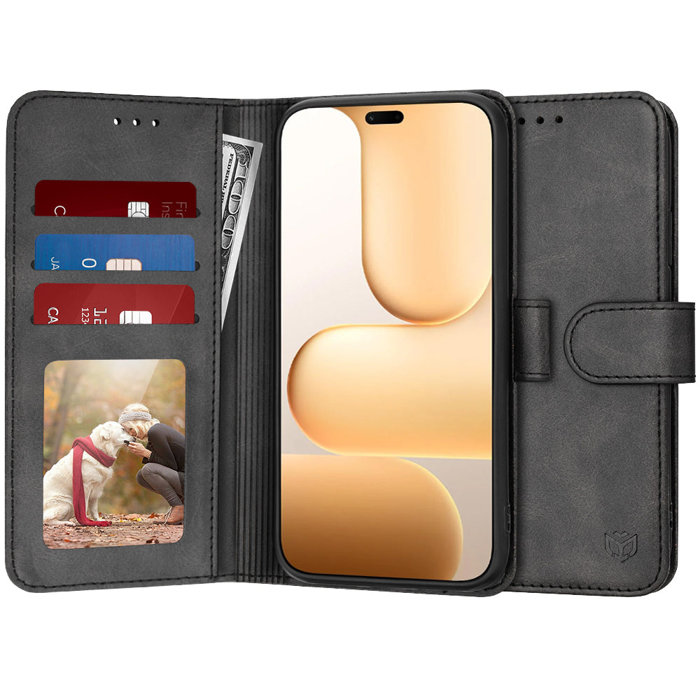 Husa de protectie Techsuit Diary Book compatibil cu Honor 600 Lite, Negru