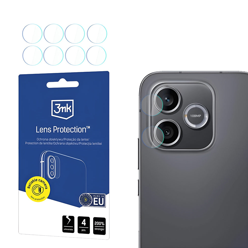 Folie de protectie 3mk Lens Protection (set de 4) compatibil cu Honor 600 Lite, Transparent