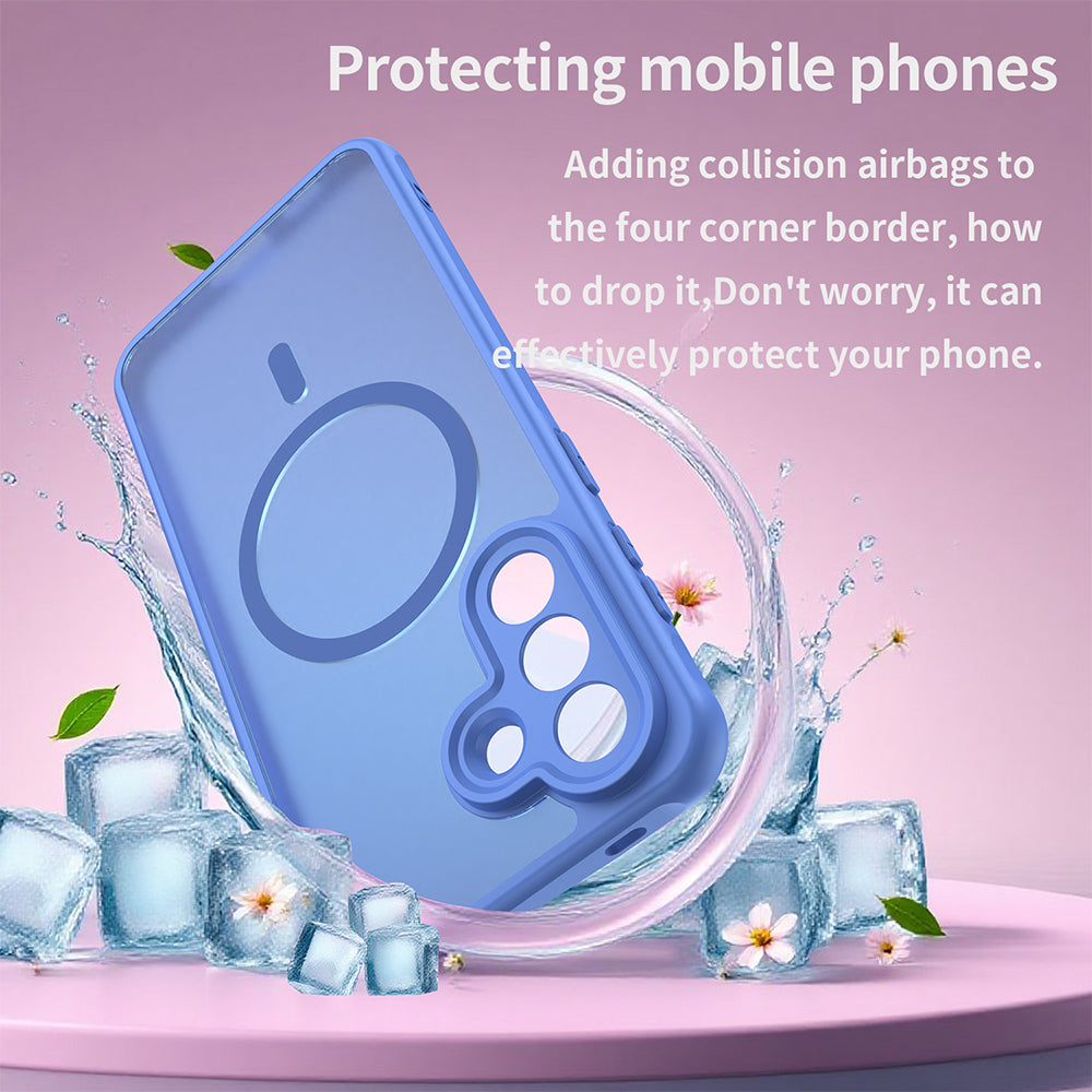 Husa de protectie Techsuit HaloFrost II MagSafe compatibil cu Samsung Galaxy A56 5G, Albastru Cer