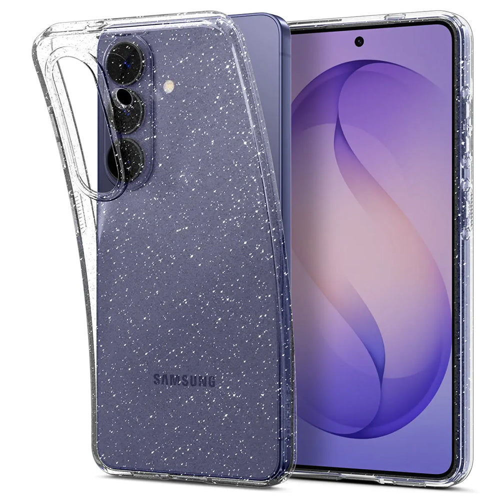 Husa de protectie Spigen Liquid Crystal Glitter (ACS10729) compatibil cu Samsung Galaxy S26, Crystal Quartz