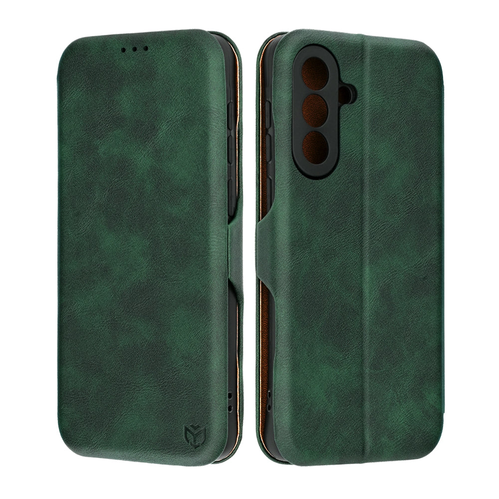 Husa de protectie Techsuit Safe Wallet Plus compatibil cu Samsung Galaxy A37 5G / A36 5G, Verde