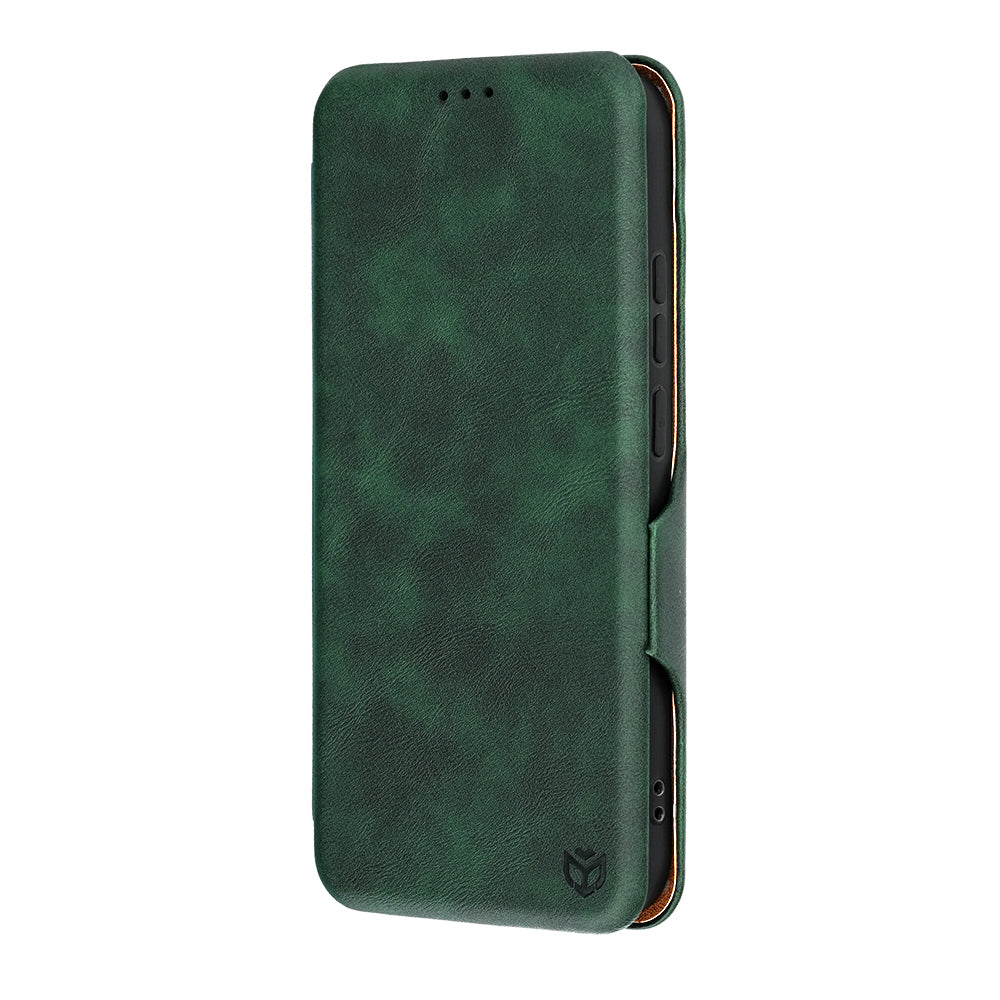 Husa de protectie Techsuit Safe Wallet Plus compatibil cu Xiaomi Redmi Note 15 Pro 5G, Verde