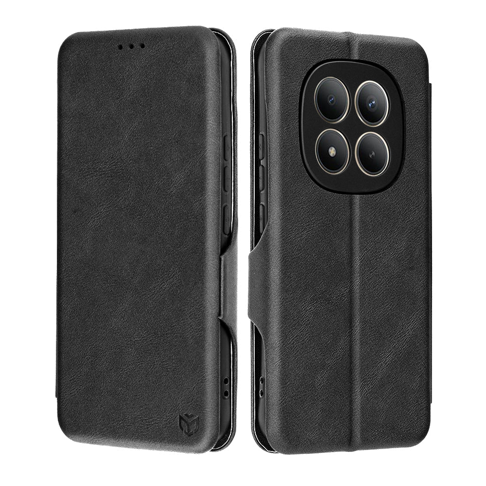 Husa de protectie Techsuit Safe Wallet Plus compatibil cu Xiaomi Redmi Note 15 Pro+ 5G / Poco M8 Pro 5G, Negru