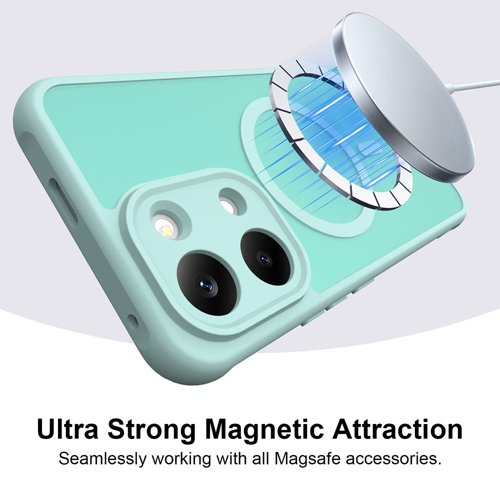 Husa de protectie Techsuit HaloFrost II MagSafe compatibil cu Xiaomi Poco X8 Pro Max, Verde Menta