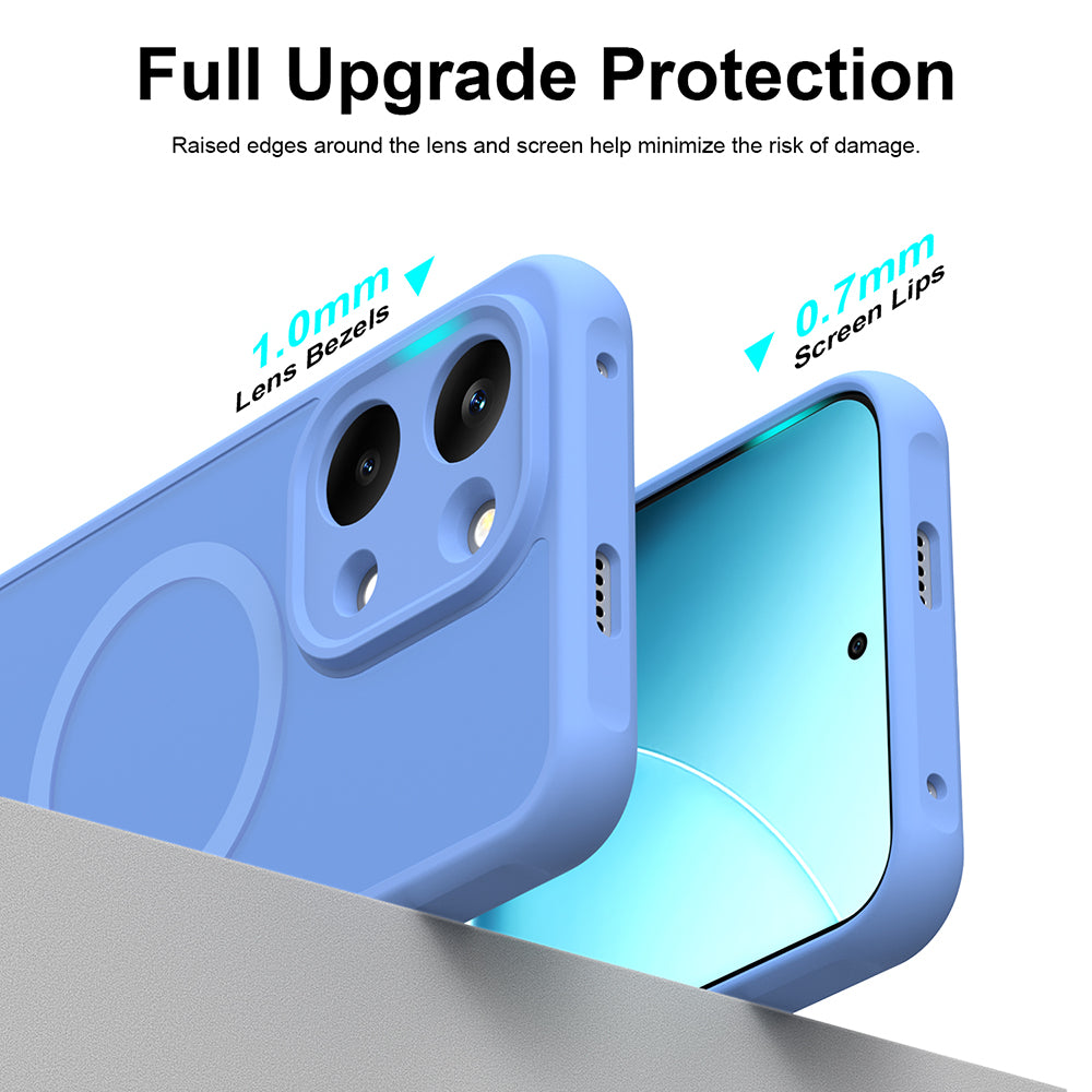 Husa de protectie Techsuit HaloFrost II MagSafe compatibil cu Xiaomi Poco X8 Pro Max, Albastru