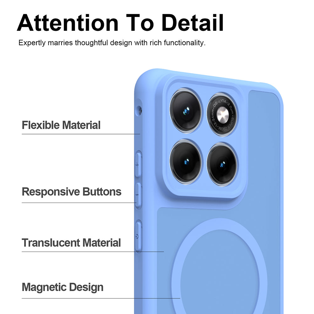 Husa pentru Motorola Edge 70 Fusion - Techsuit HaloFrost II MagSafe - Sky Blue