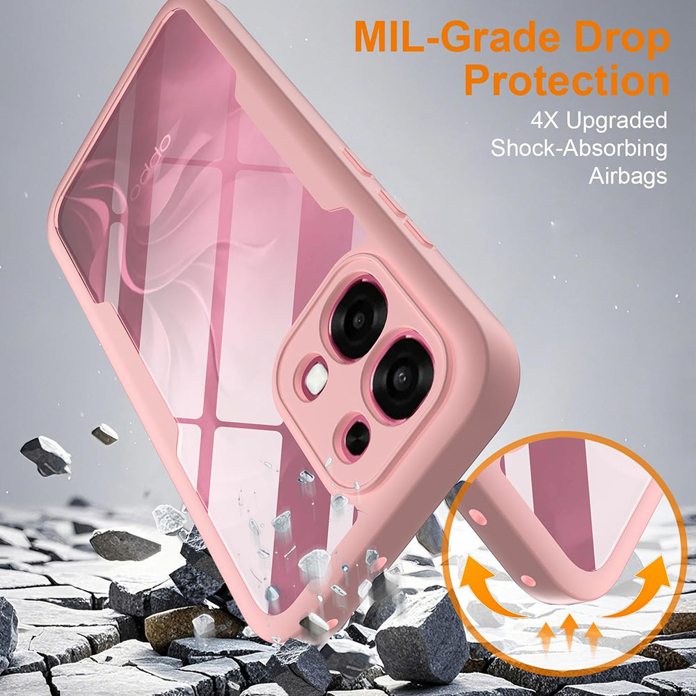 Husa de protectie Techsuit ColorVerse 360 Series compatibil cu Oppo A6 Pro 4G / Oppo A6 Pro 5G, Roz